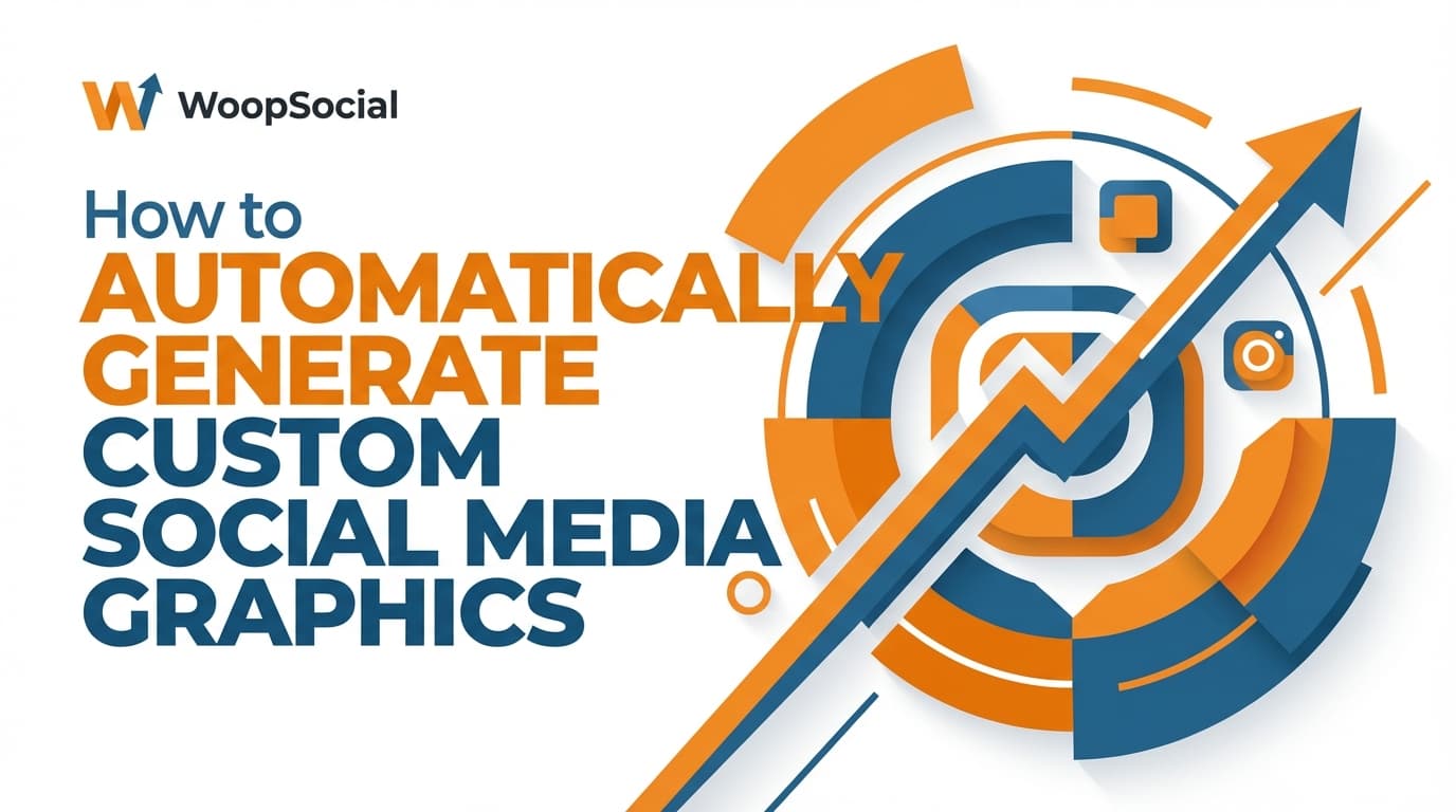 Social graphics automation title