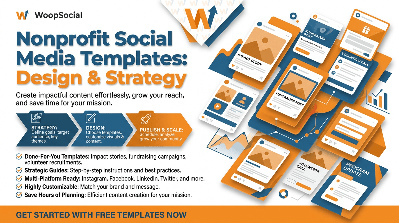 Nonprofit templates design strategy logo