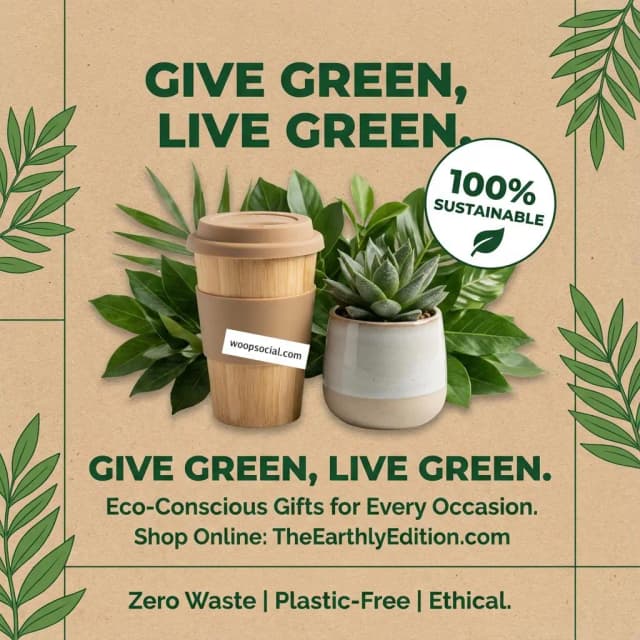 Example social media content created with WoopSocial 4