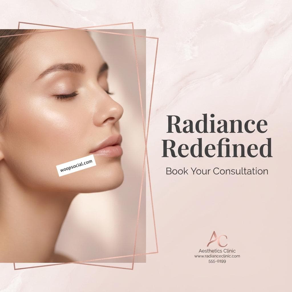 Aesthetics Clinic social media template 1