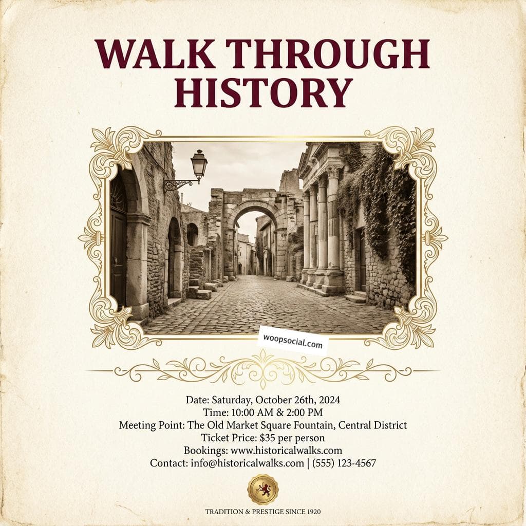 Ancient Heritage Walking Tour Design