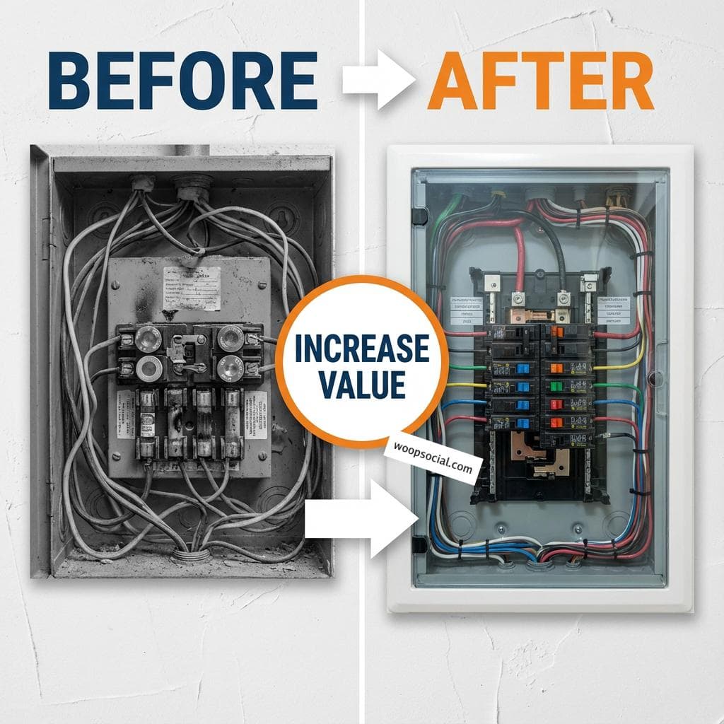 Before and After Panel Upgrade