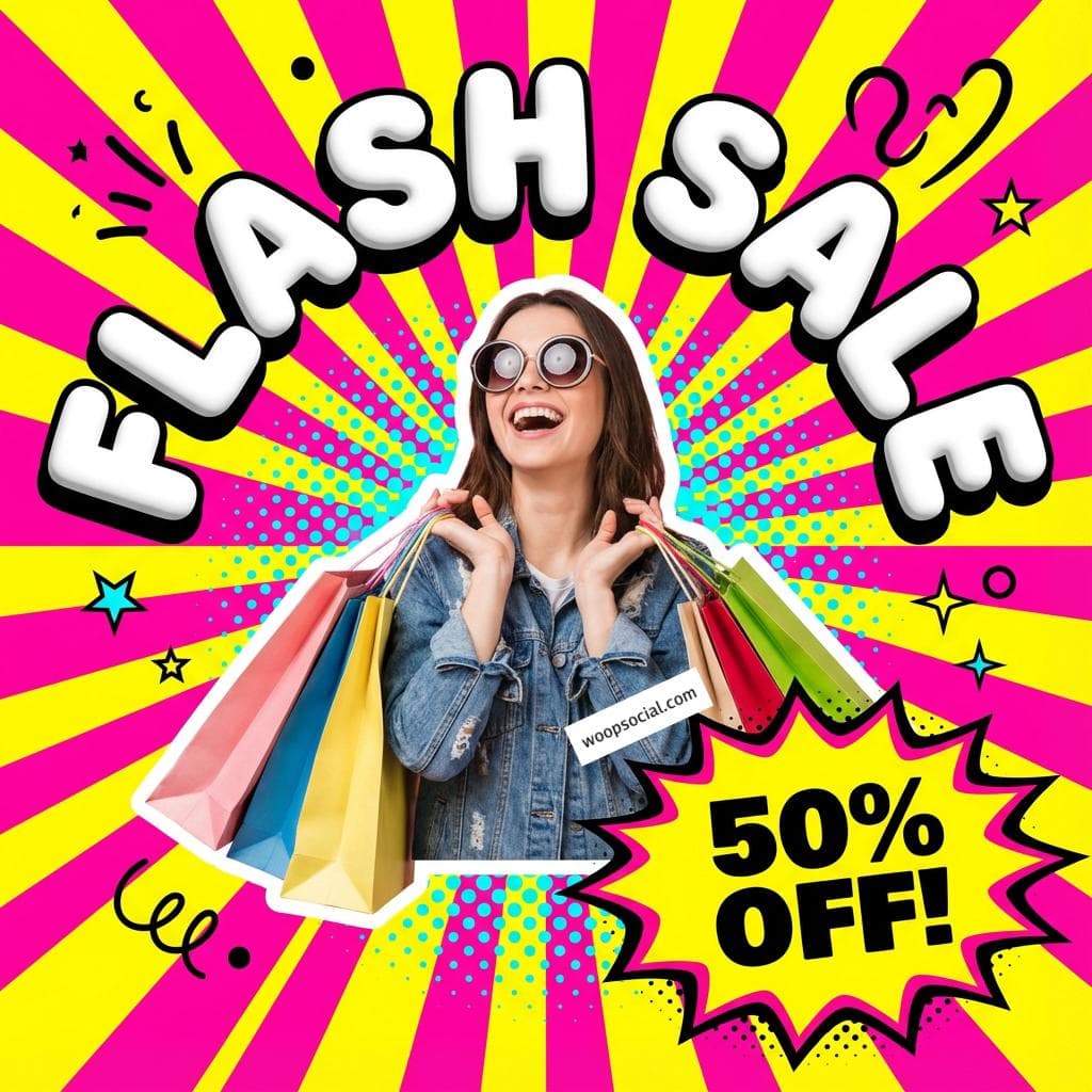Bold Pop Art Flash Sale