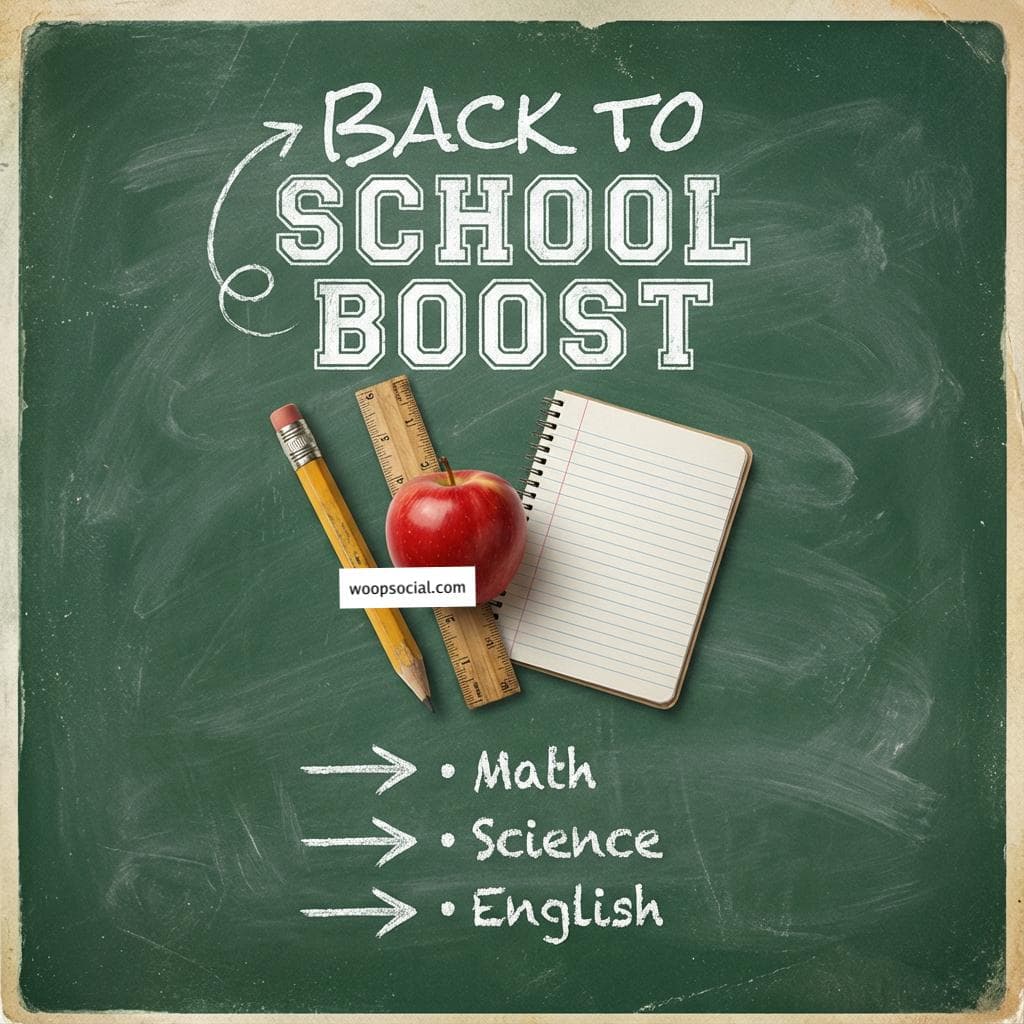 Classic Chalkboard Back to School