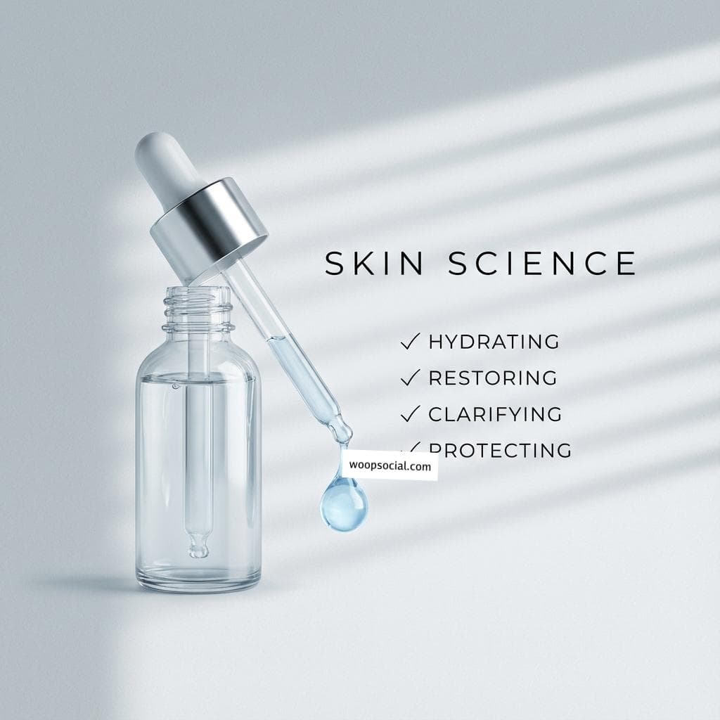 Clean Minimalist Serum Drop