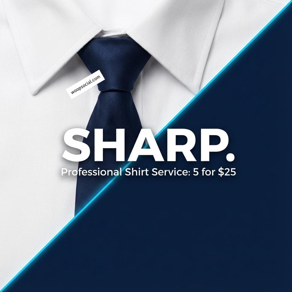 Crisp White Shirt Promo