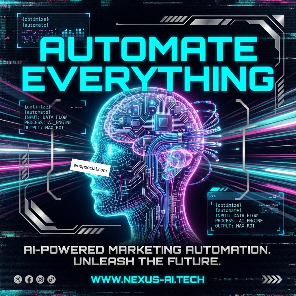 Cyberpunk AI Automation Hero