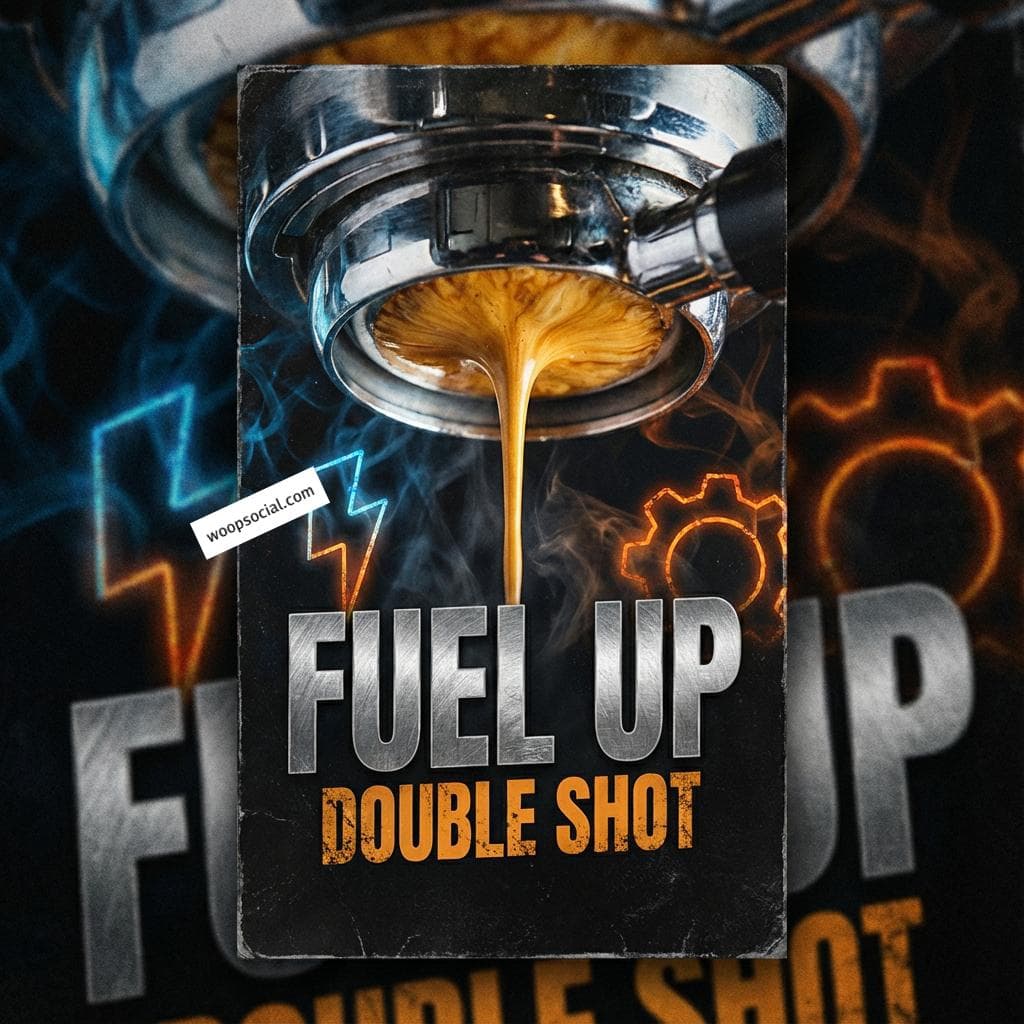 Dark Industrial Espresso Shot