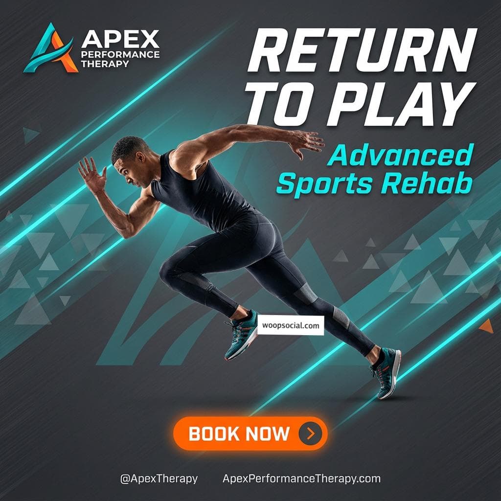 Dynamic Sports Recovery Flyer