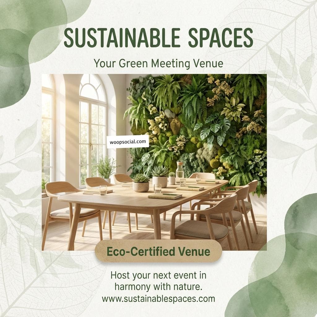 Eco-Friendly Green Meeting Space