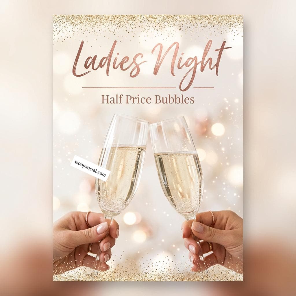 Elegant Champagne Ladies Night