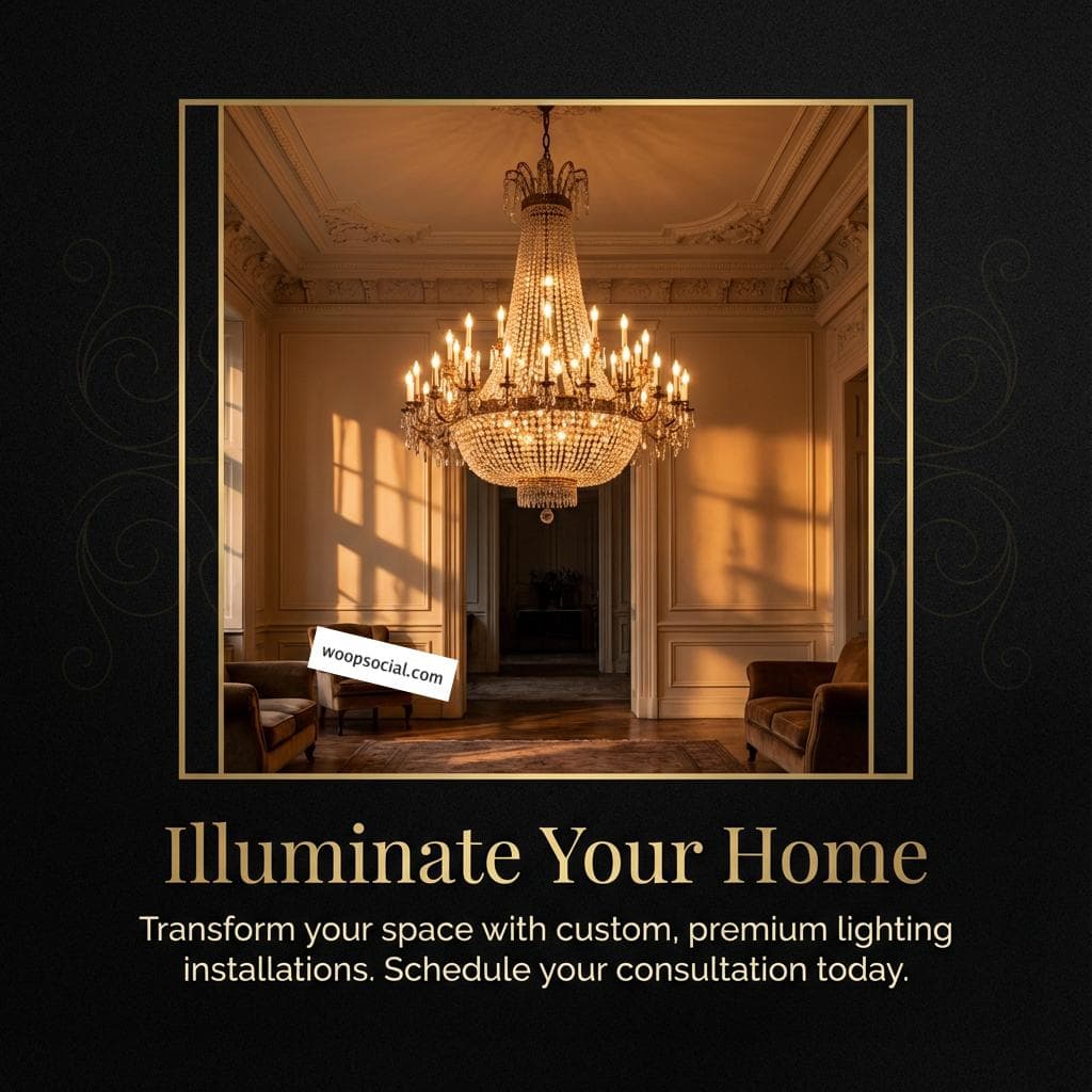 Elegant Lighting Fixture Installation