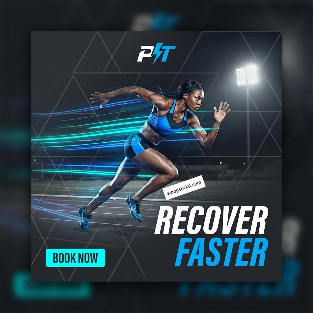Elite Athlete Sports Recovery Flyer