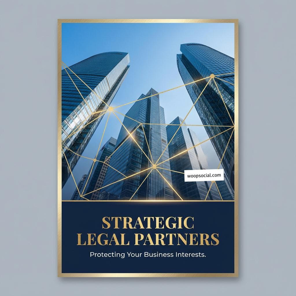 Elite Corporate Legal Strategy Flyer