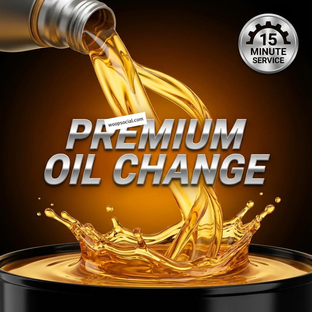 Golden Synthetic Oil Service Ad