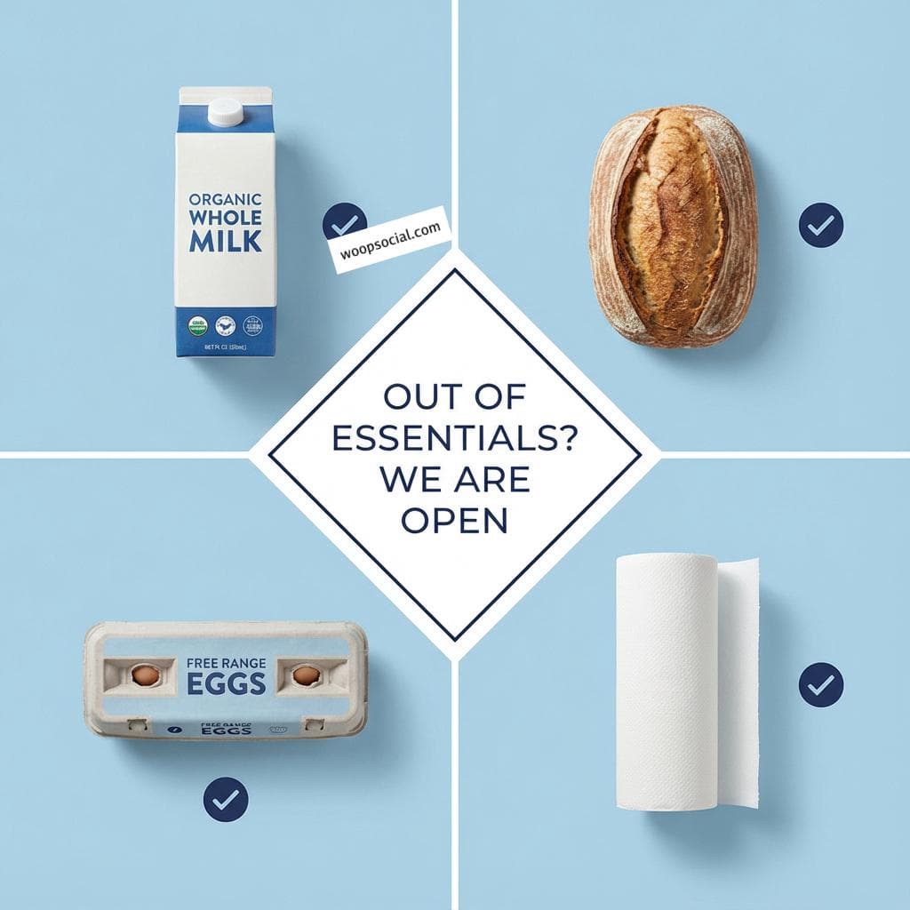 Household Essentials Grid Layout