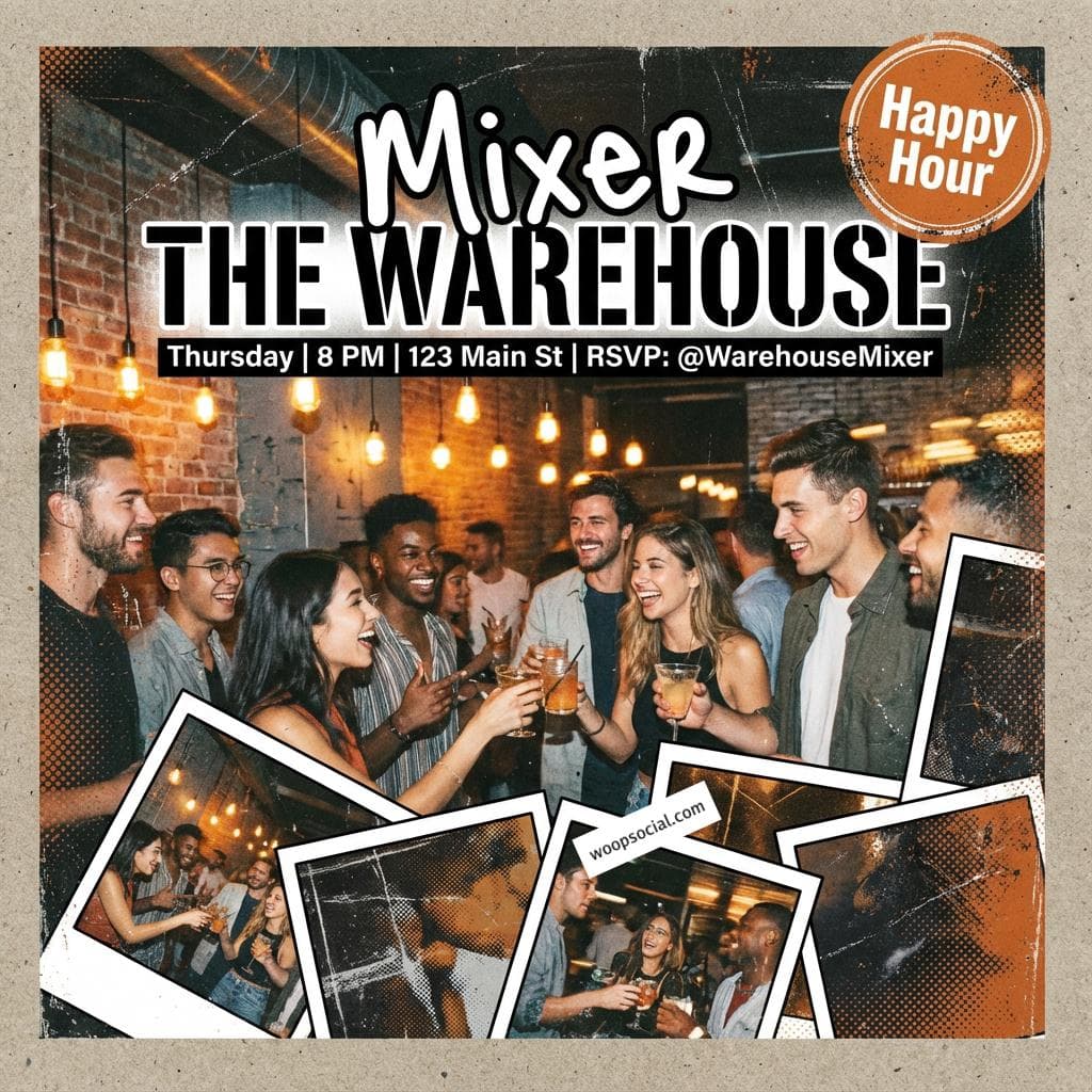 Industrial Chic Networking Mixer