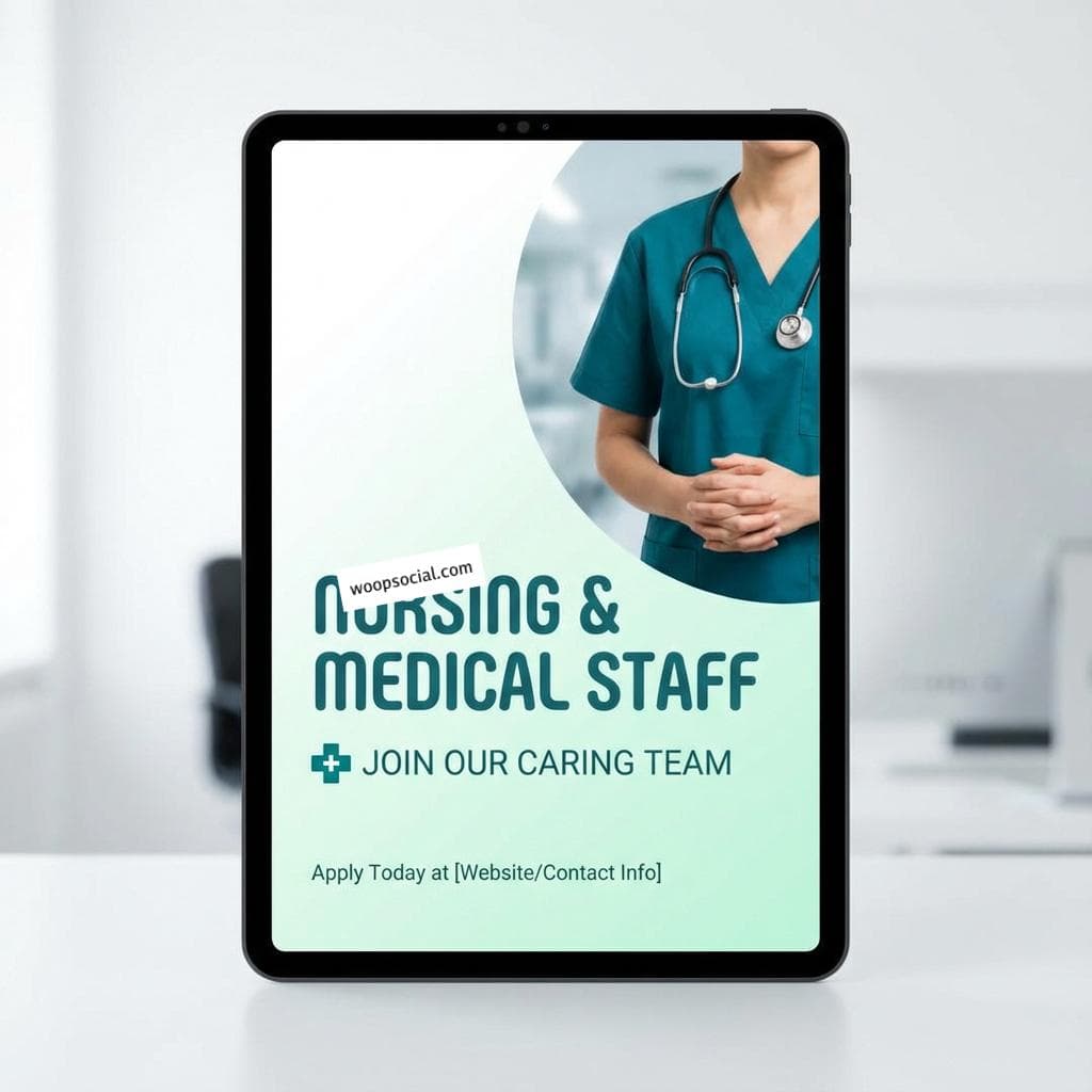 Medical Staffing Clean Teal