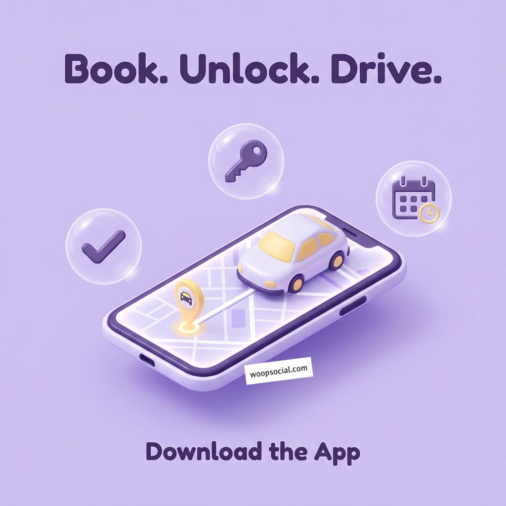 Minimalist App Booking Promo