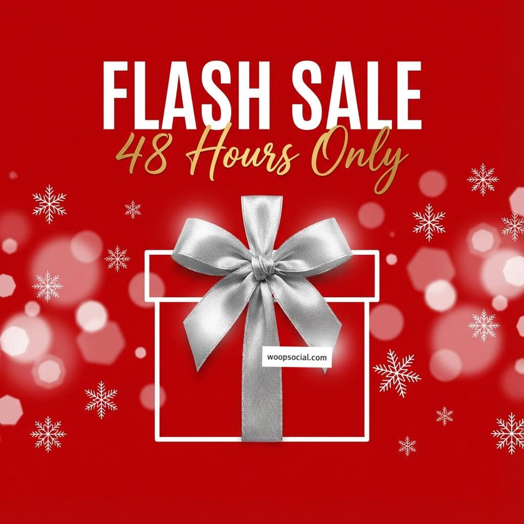 Minimalist Festive Holiday Rush