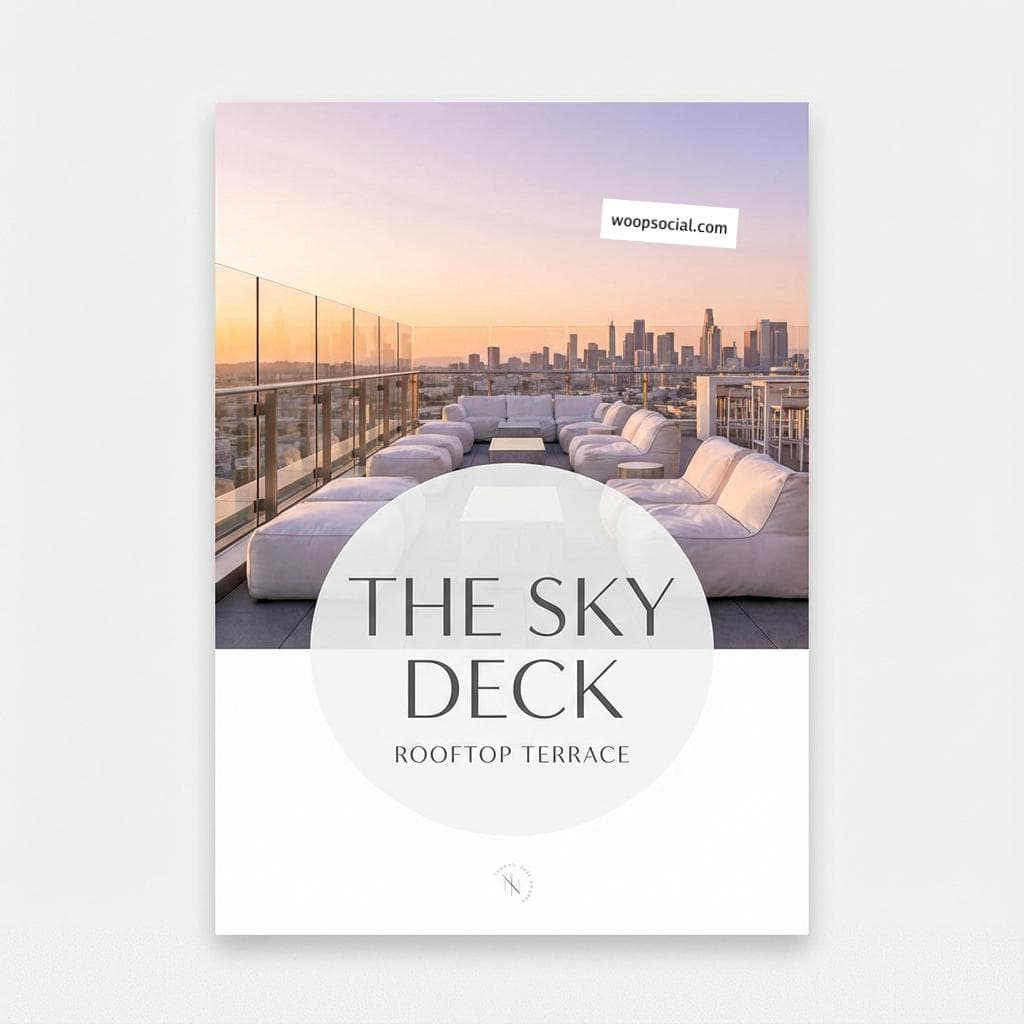 Minimalist Skyline Terrace