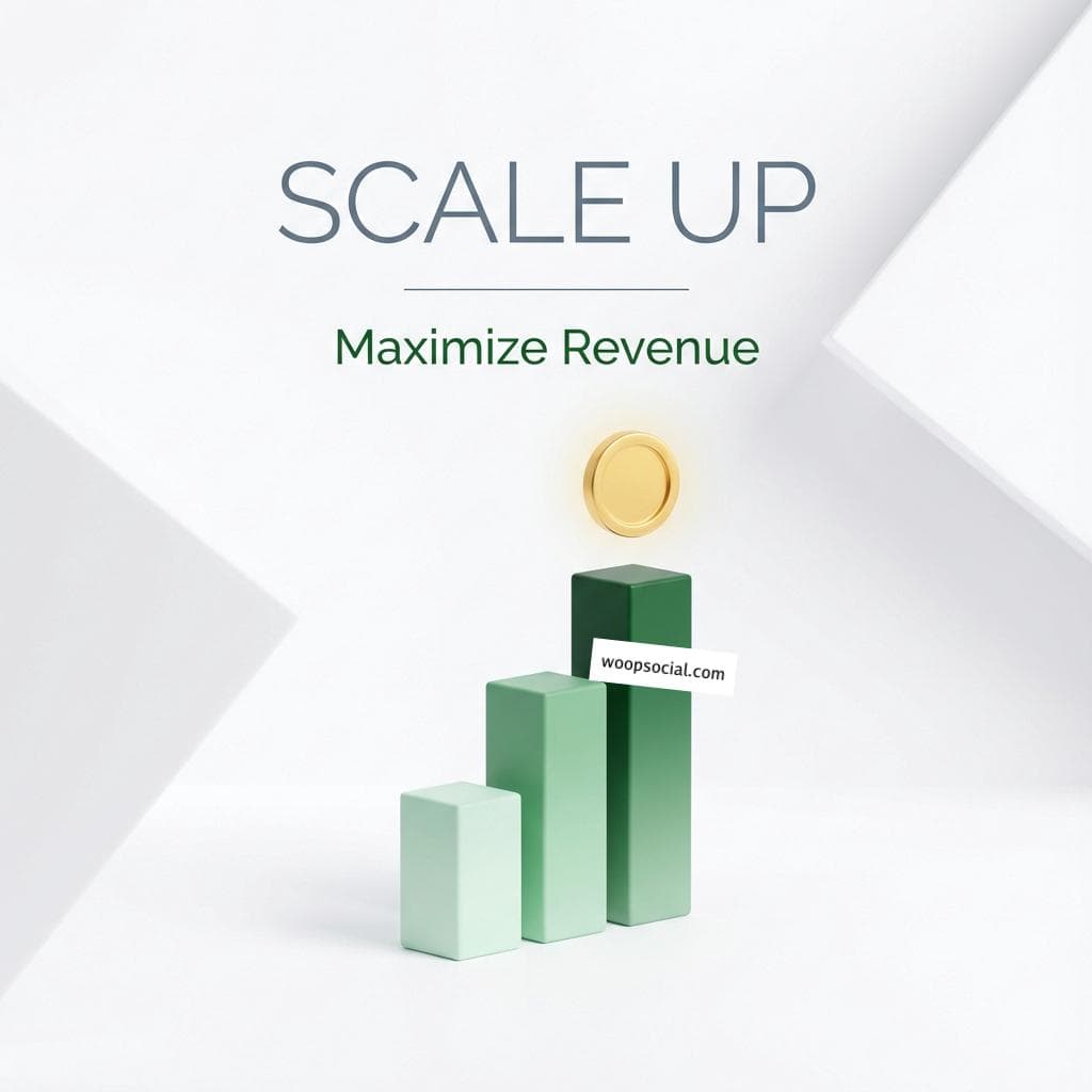 Minimalist White Space Growth Chart