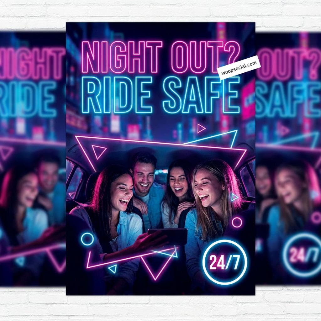 Neon Nightlife Party Ride