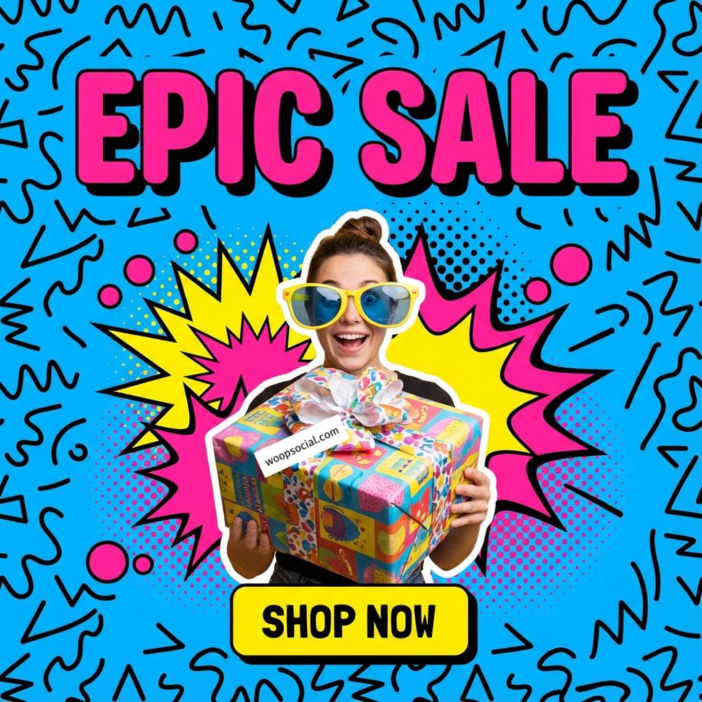 Neon Pop Art Sale