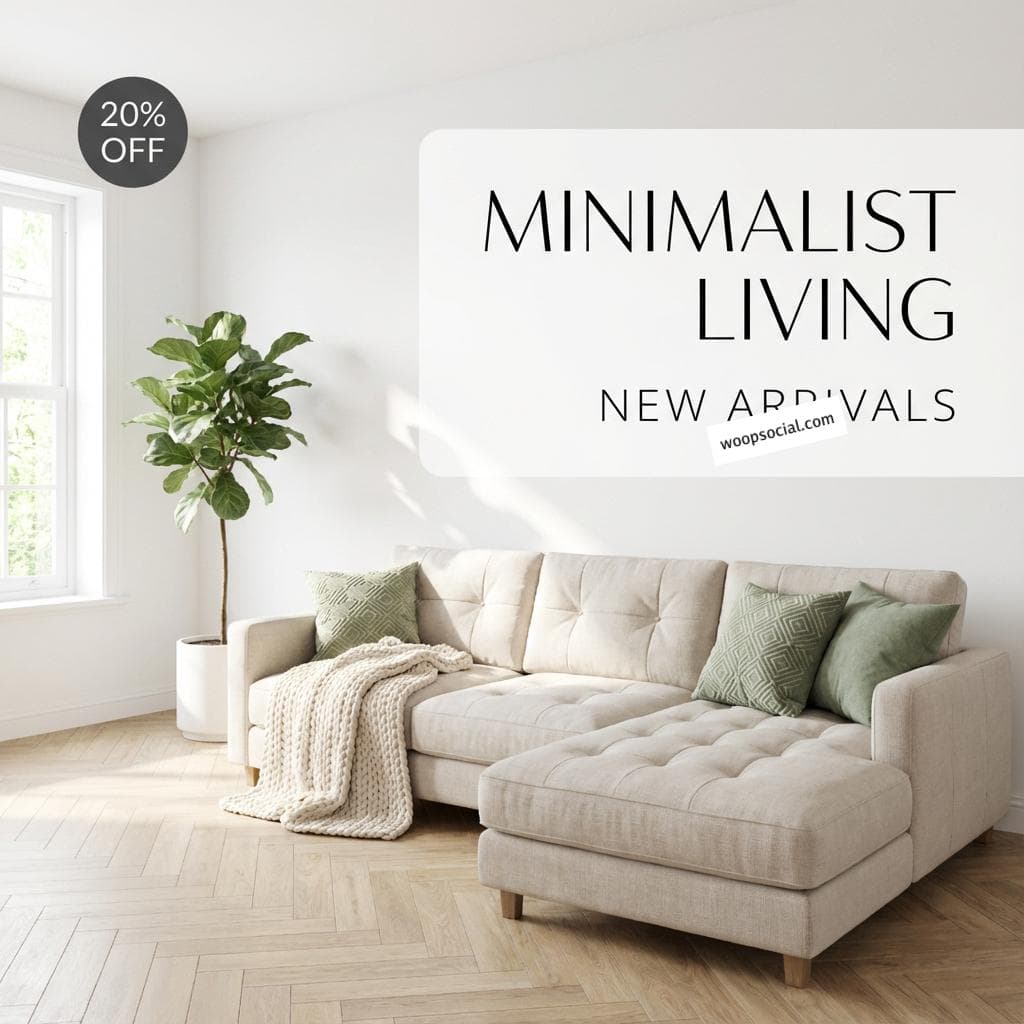 Nordic Minimalist Living Room