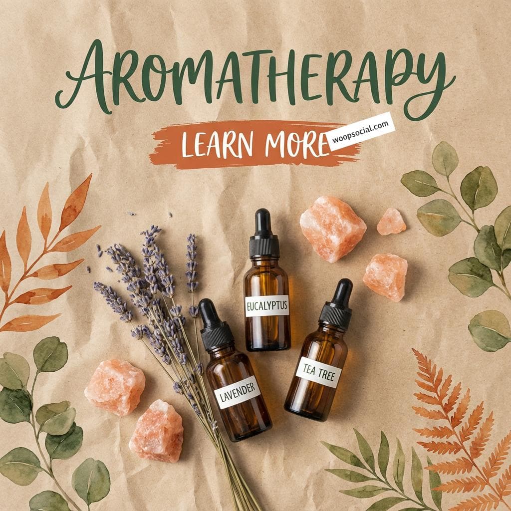 Organic Earthy Aromatherapy Flyer