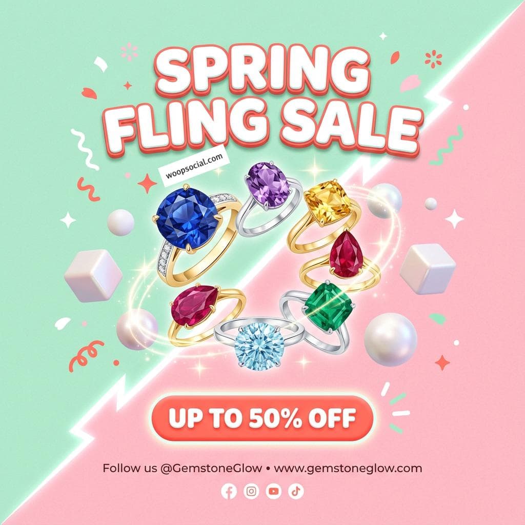 Pastel Geometric Spring Sale