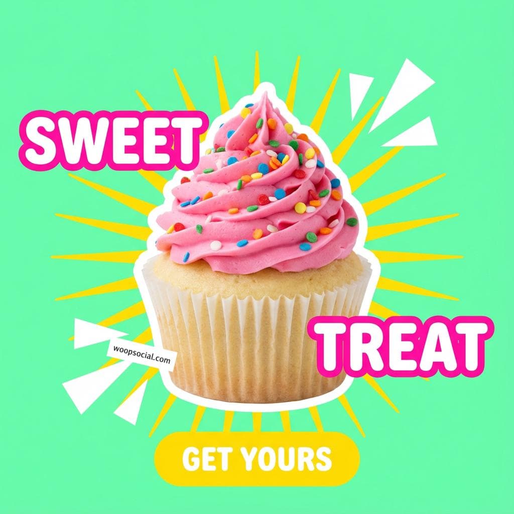 Playful Pastel Cupcake Pop