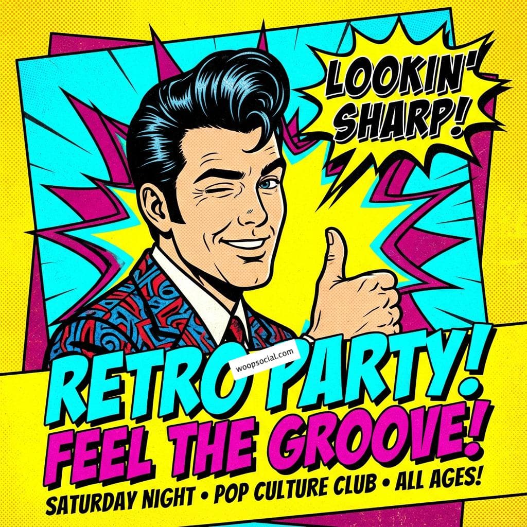 Pop Art Comic Book Style