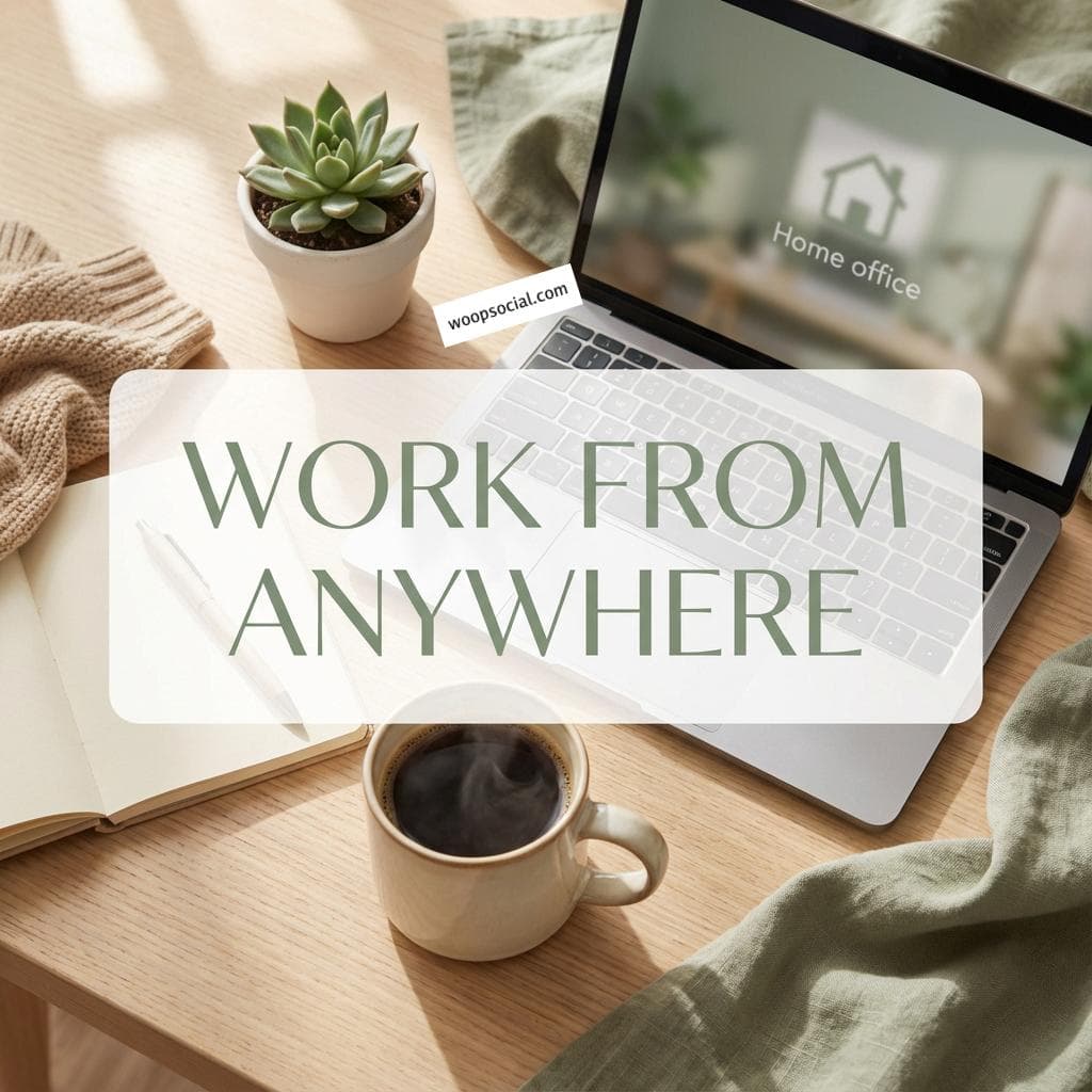 Remote Work Lifestyle Aesthetic