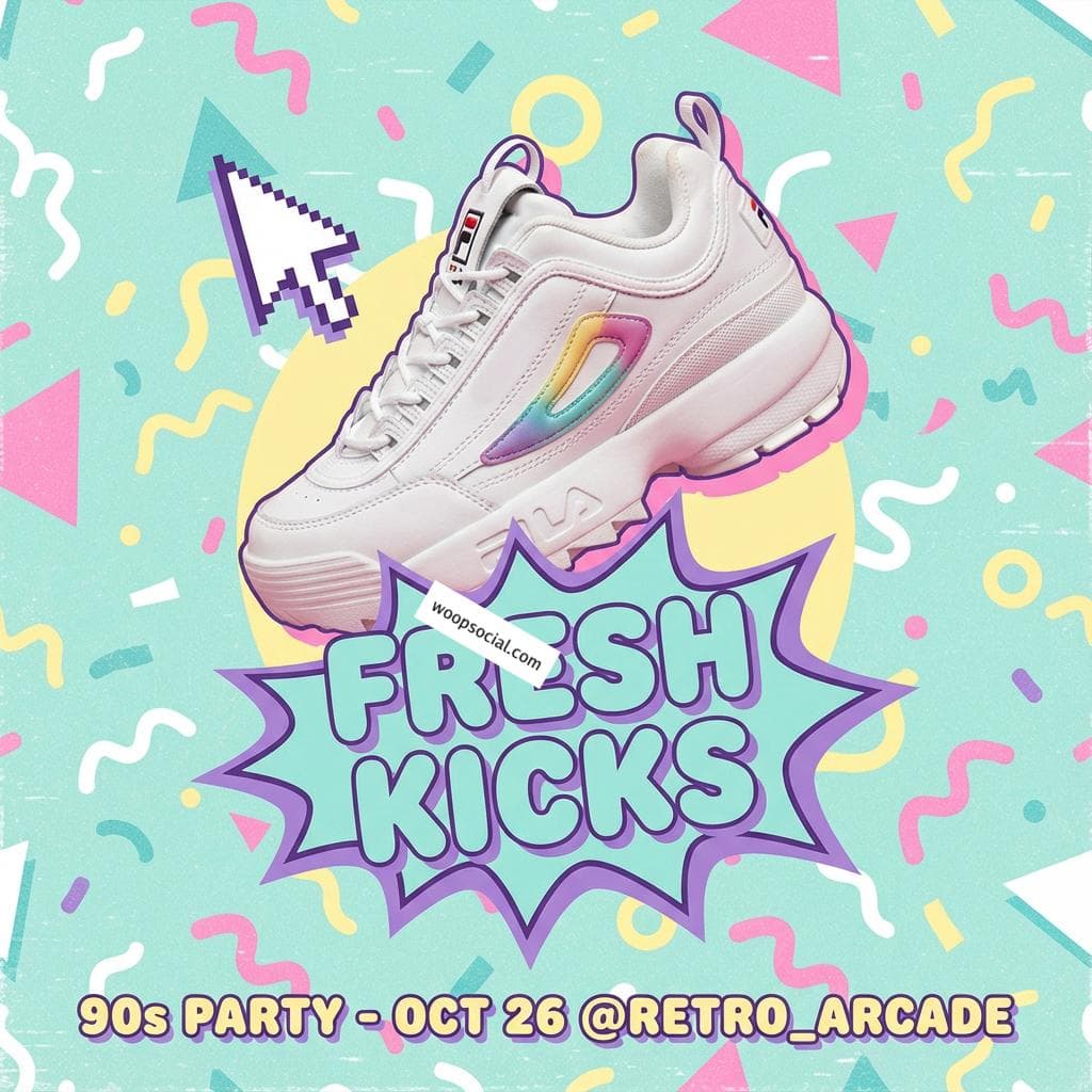 Retro Nineties Sneaker Flashback