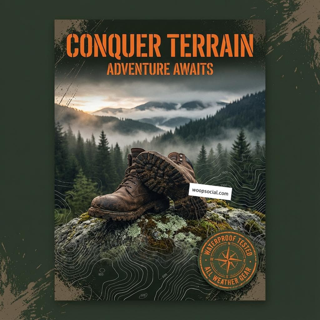 Rugged Outdoor Adventure Boots