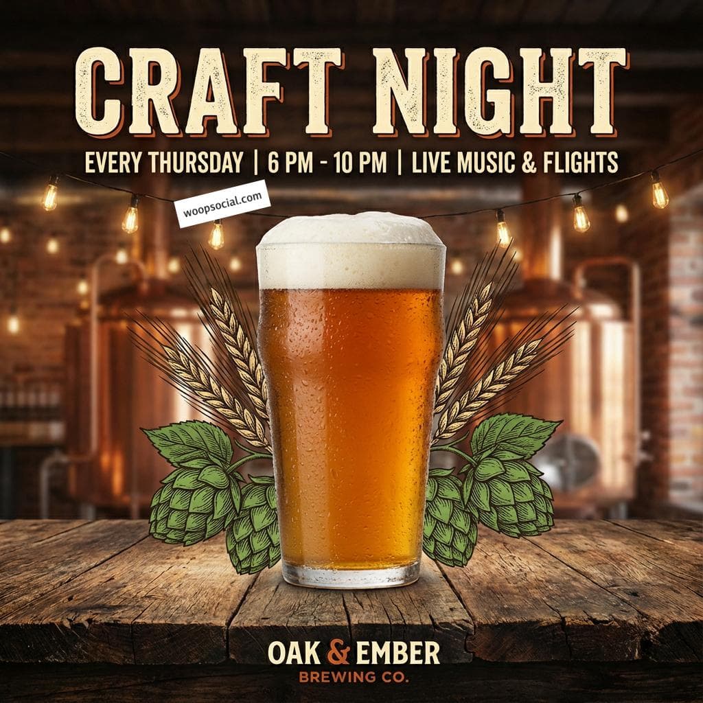 Rustic Craft Beer Tasting Event