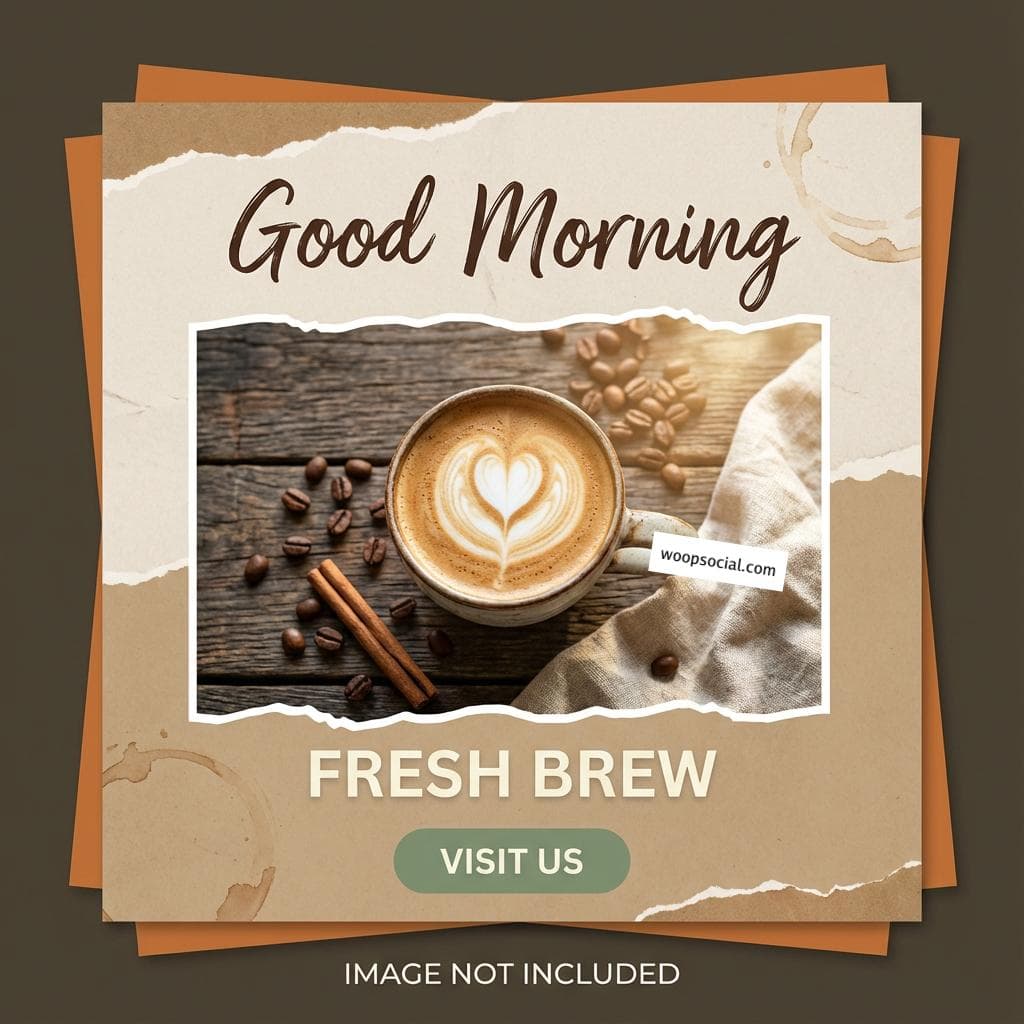 Rustic Warmth Morning Brew Design