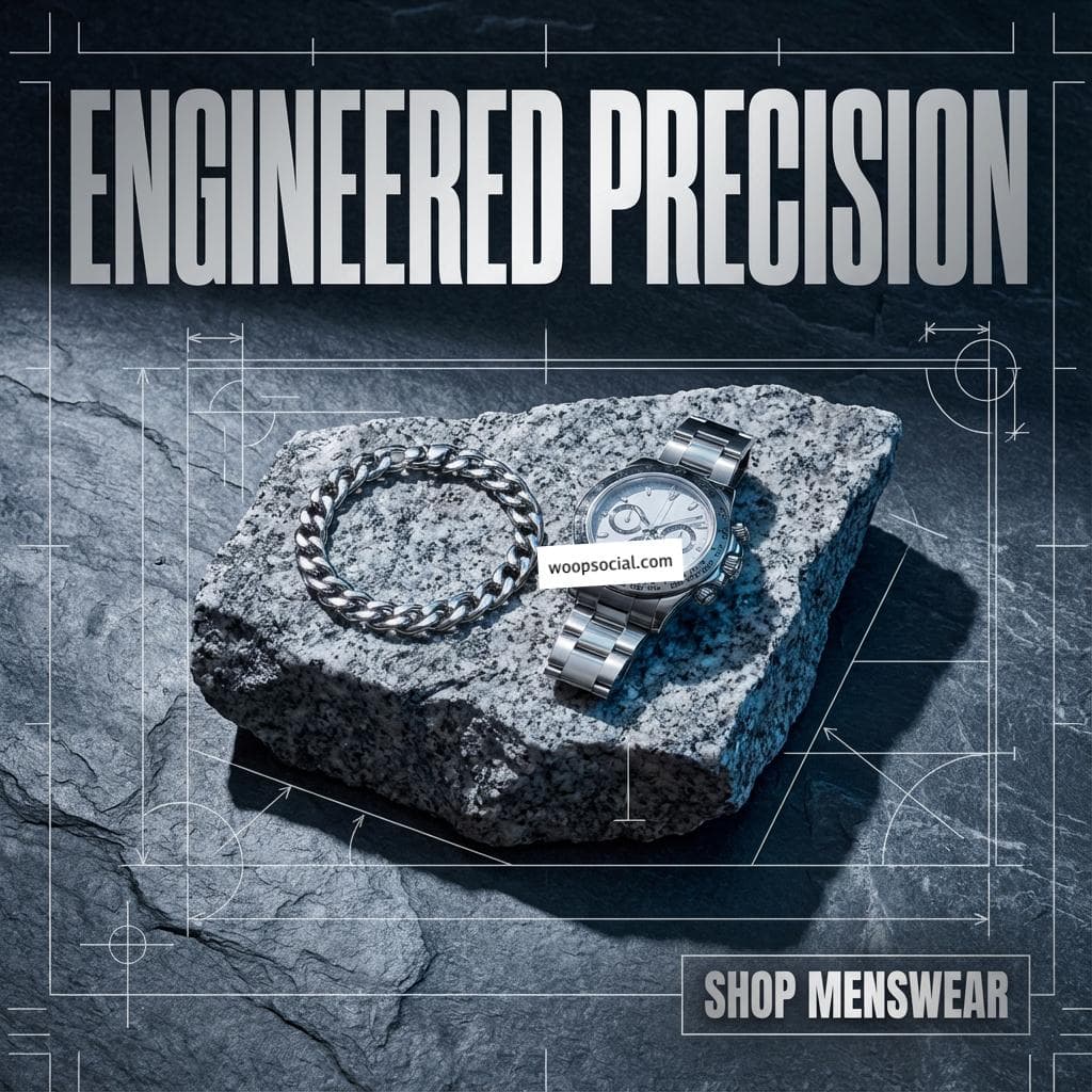 Silver Industrial Menswear