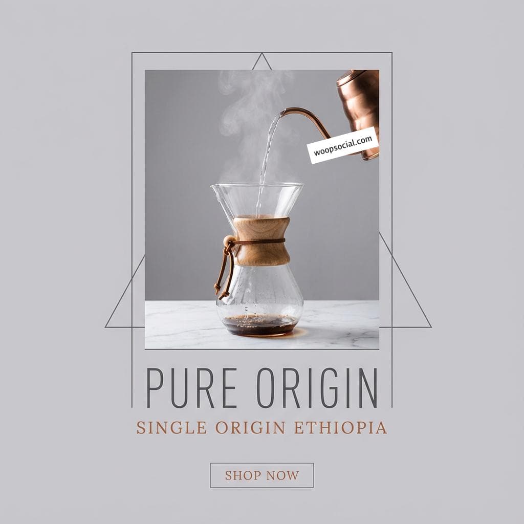 Sleek Modern Minimalist Pour Over