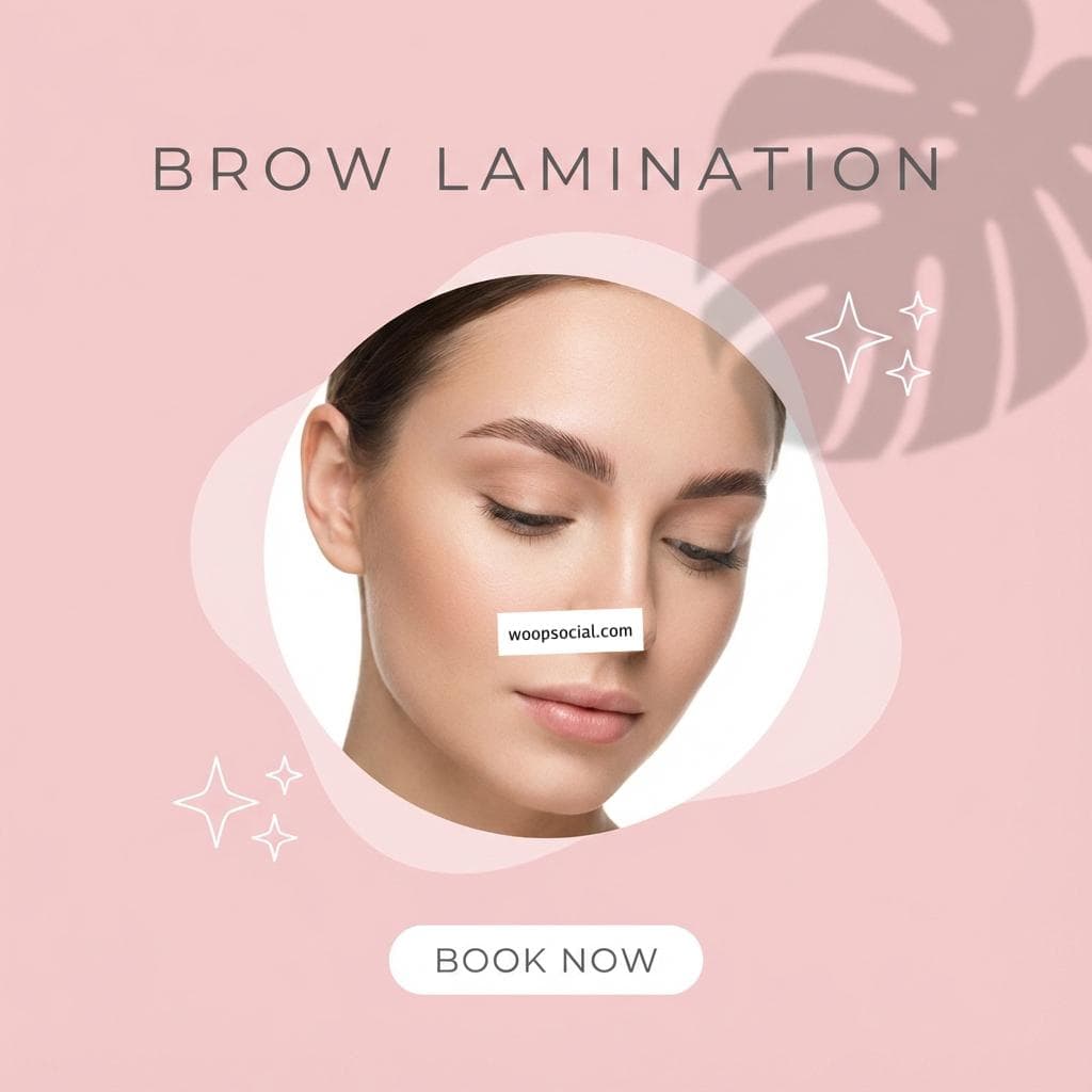 Soft Pink Minimalist Brow Offer