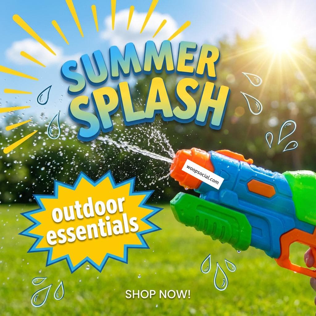 Summer Outdoor Fun Splash