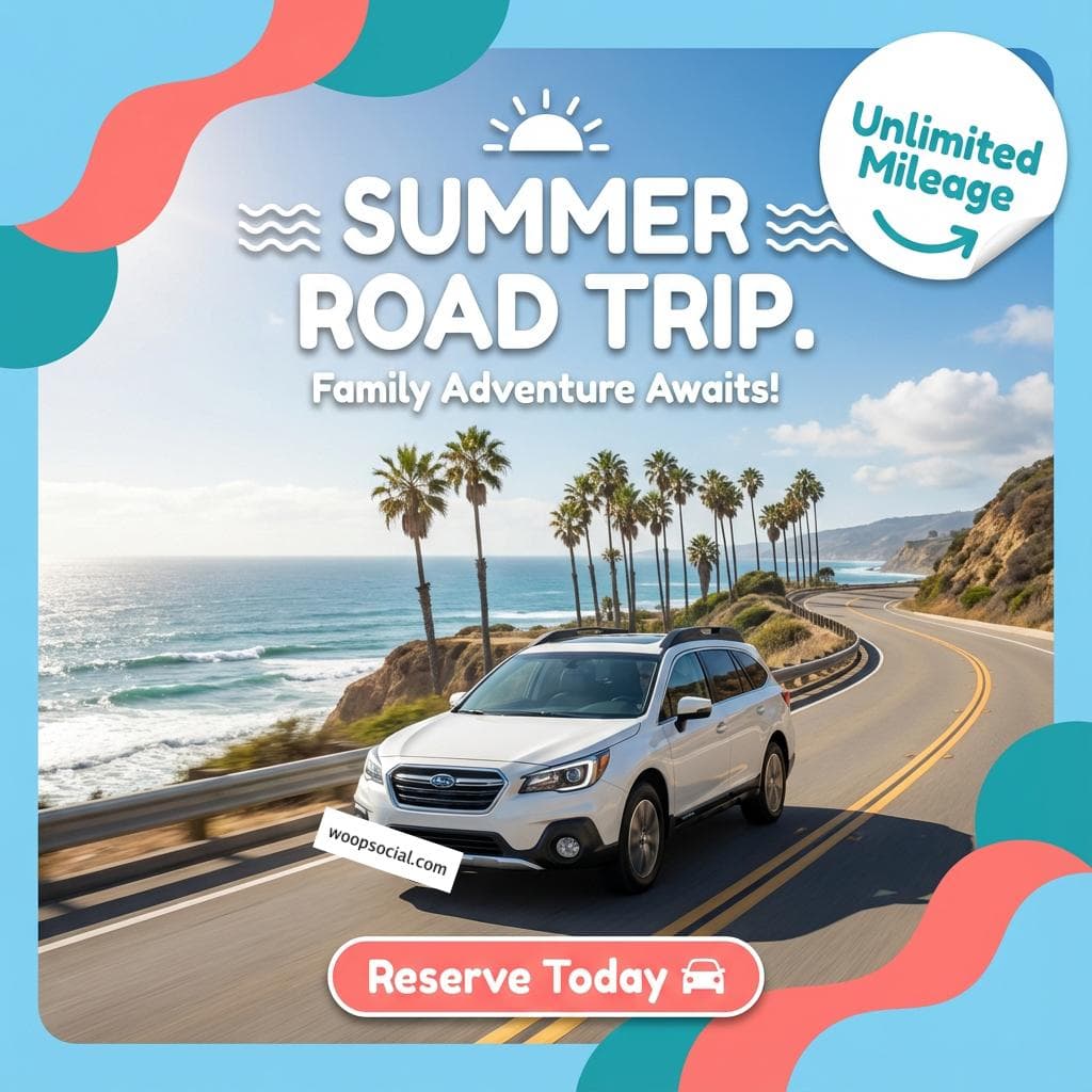 Sunny Family Road Trip