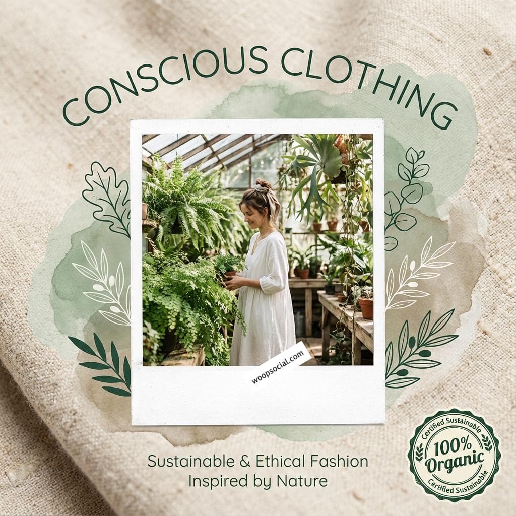 Sustainable Linen Eco-Conscious Flyer
