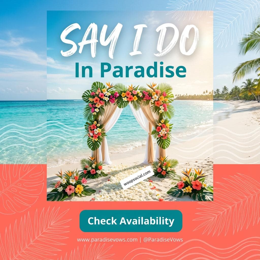 Tropical Beach Destination Vibes