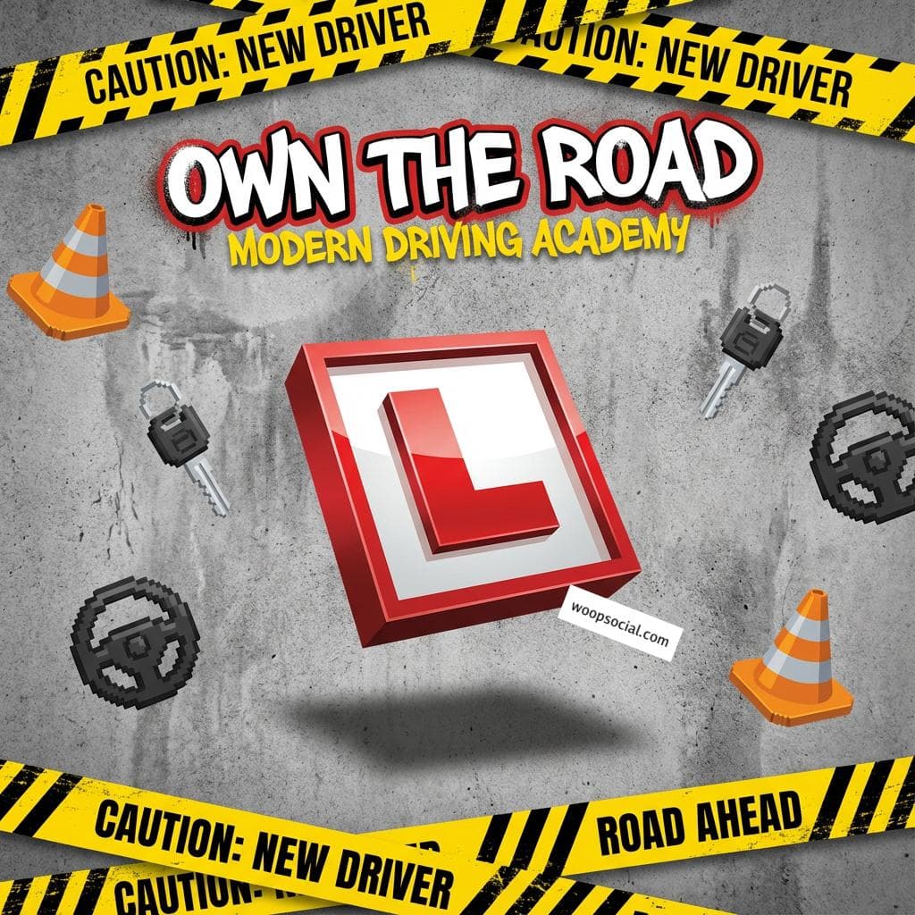 Urban L-Plate Graphic Art