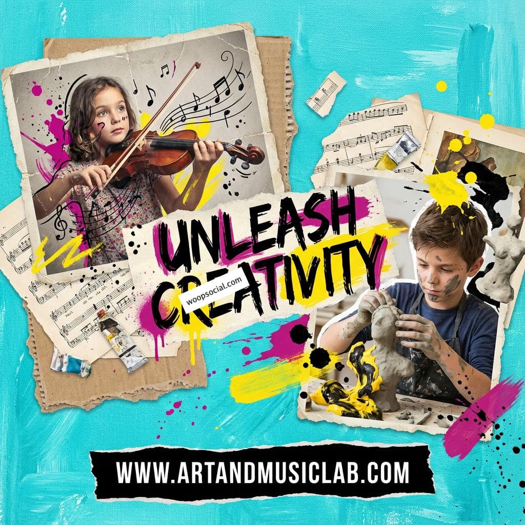 Vibrant Collage Arts Program