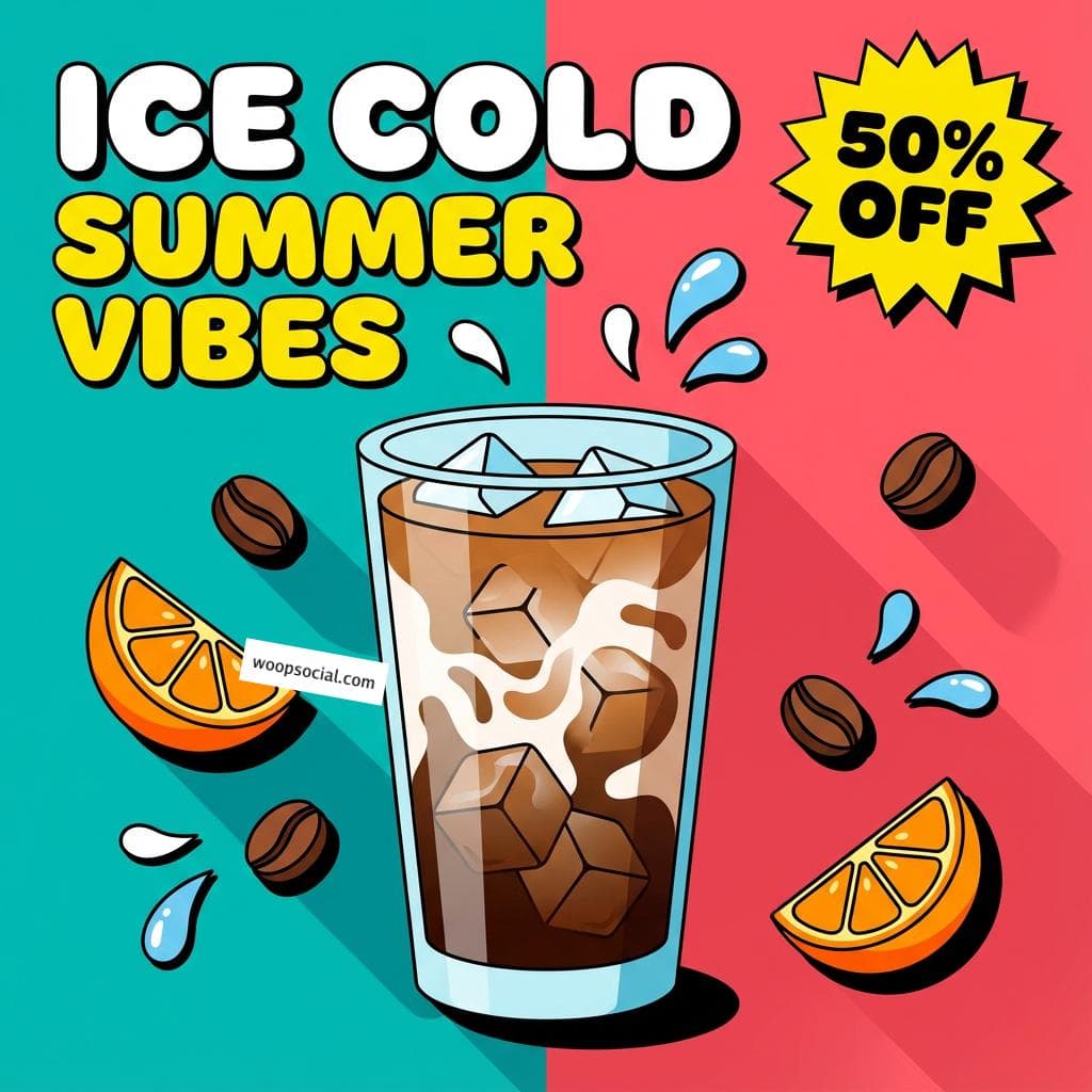 Vibrant Summer Cold Brew Pop