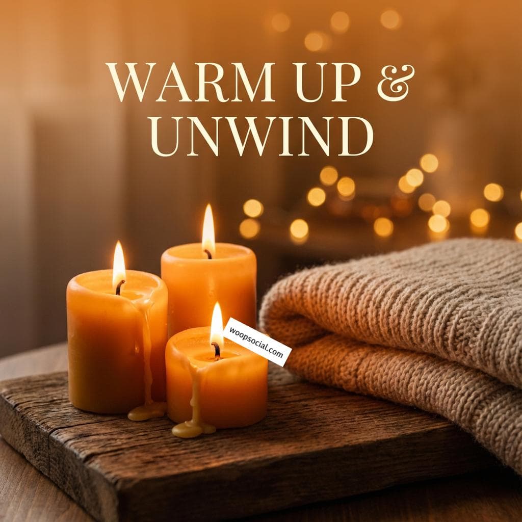 Warm Candlelight Cozy Vibes