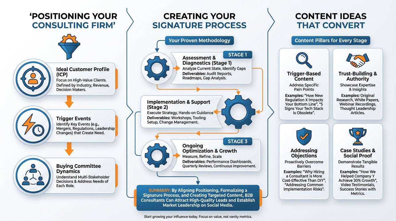 Consulting Strategy Infographic